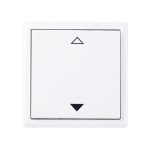 Interrupteur Mini 2 canaux store blanc pur brillant Thermokon 430630