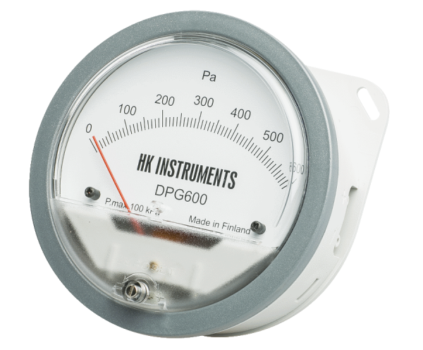 Manomètre différentiel avec échelle de débit d‘air des ventilateurs et des conduits d‘air - DPG60