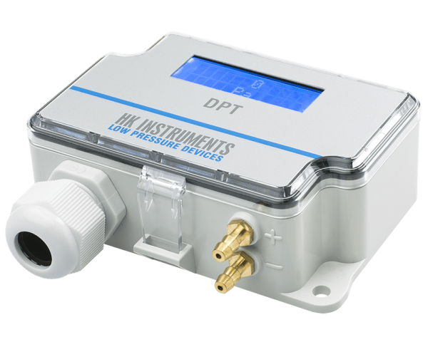 Transmetteur de pression diférentielle avec écran, interface Modbus et borne d'entrée affichage 0-2500 Pa