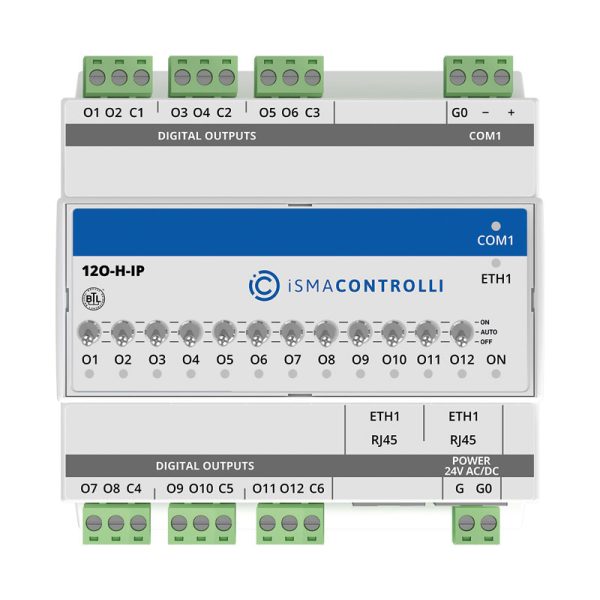 Module 12 sorties digitales - iSMA-B-12O-H-IP iSMA CONTROLLI