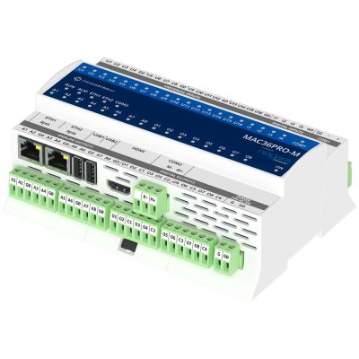 iSMA CONTROLLI MAC36PRO Automate serveur Web Niagara 4 avec 36 entrées-sorties embarquées - 1 x M-Bus série - ISMA-B-MAC36PRO-M