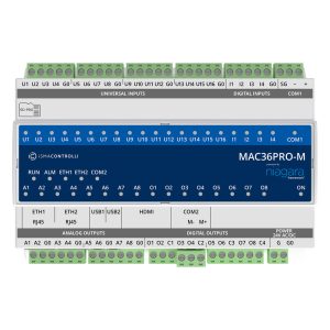 iSMA CONTROLLI MAC36PRO Automate serveur Web Niagara 4 avec 36 entrées-sorties embarquées - 1 x M-Bus série - ISMA-B-MAC36PRO-M-100