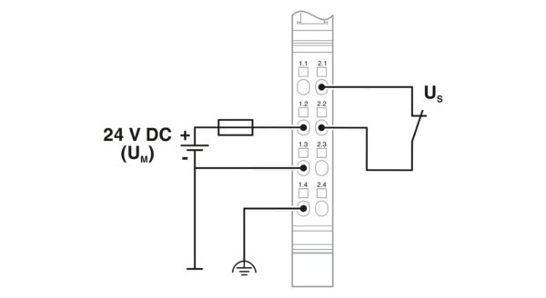 Module d'alimentation - IB IL 24 PWR IN-PAC