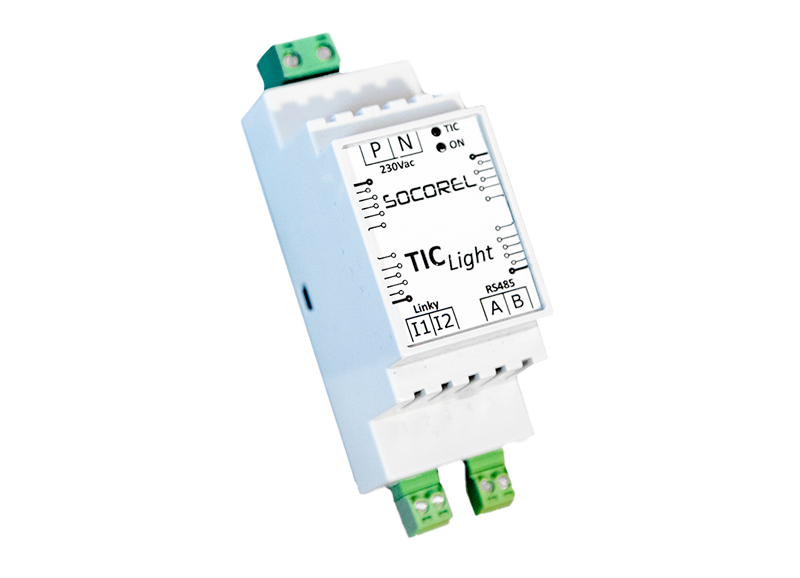 TIC Light Socorel Modbus ou MQTT via WiFi pour compteur Linky ou Bleu