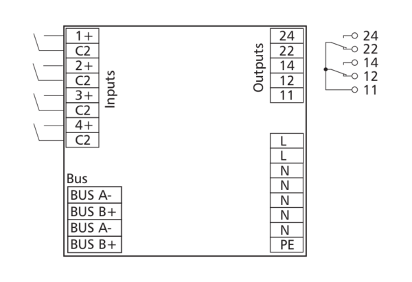 Module d‘entrée analogique - MR-AIO4/2-IP65