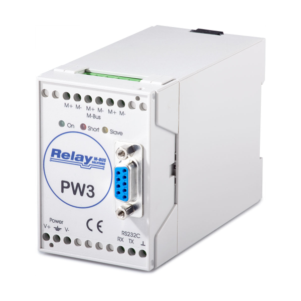 Concentrateur M-Bus de marque Relay pour la reprise de 3 compteurs PW3