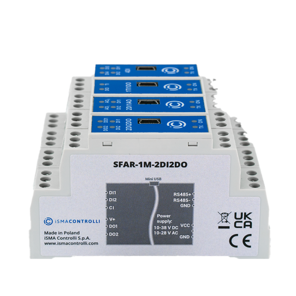 SFAR-1M-4DI-M - Modules Entrées Digitales Modbus RS485