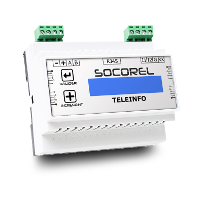 Module teleinfo modbus Passerelle TIC Socorel
