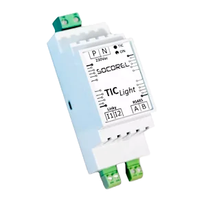 TicMaster® d’Antarc-Automation : comparatif et alternatives pour la téléinformation (TIC) 9 TIC Light Passerelle teleinfo Modbus SOCOREL