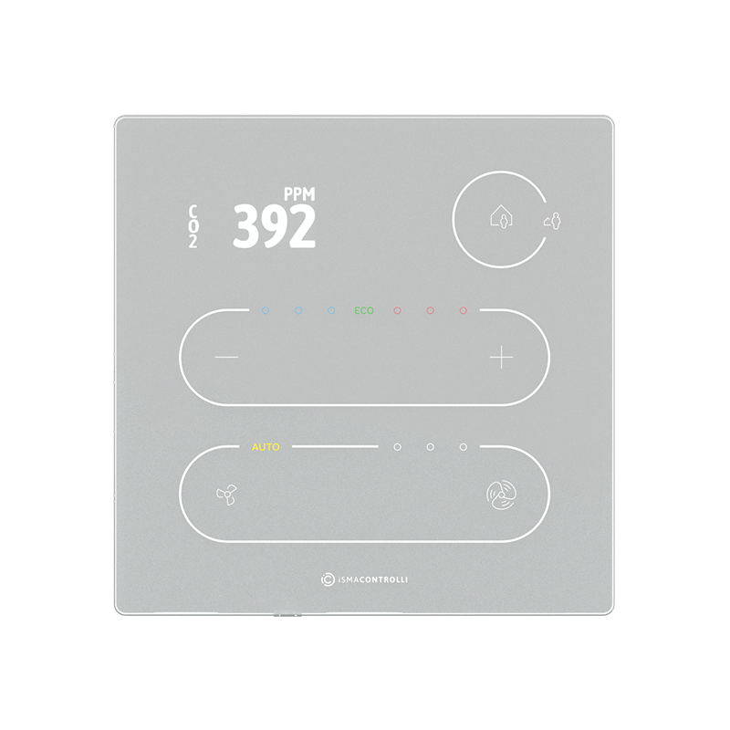 Interface d'ambiance Touch Point Modbus ou BACnet blanc | BTIB