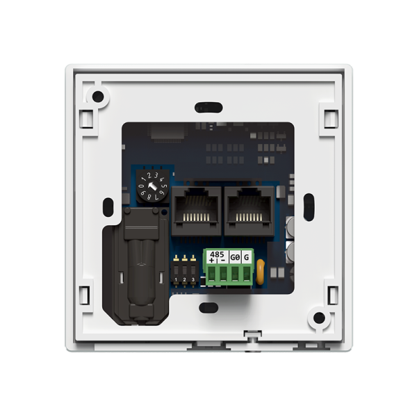 Interface d'ambiance Touch Point Modbus ou BACnet blanc