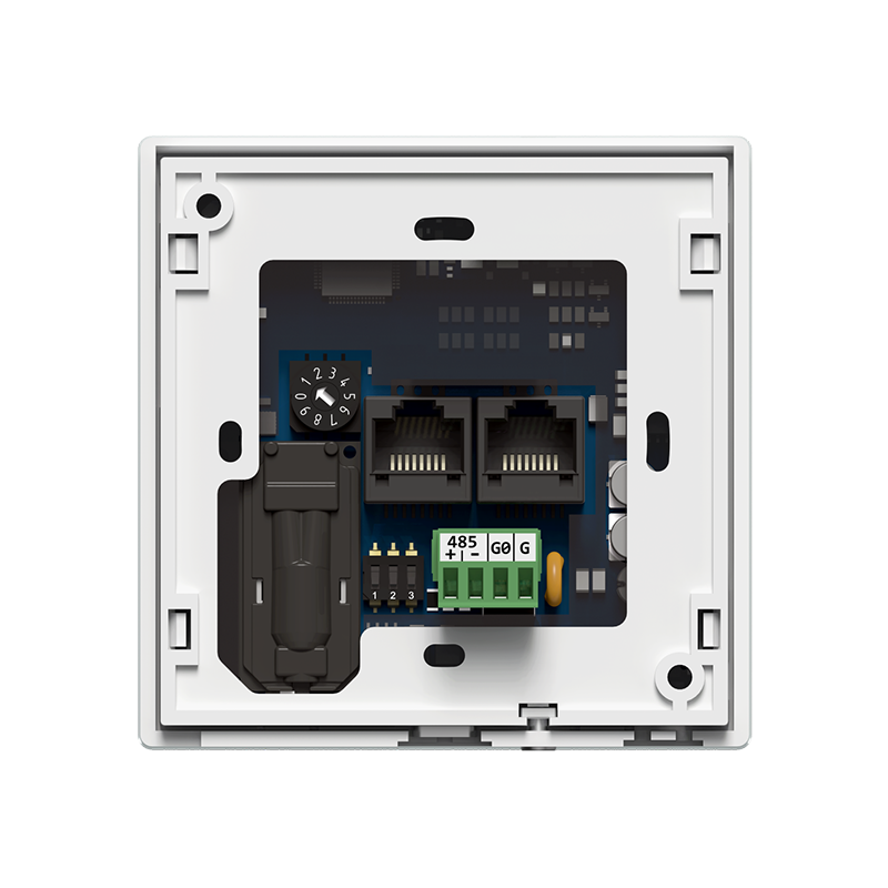 Interface d'ambiance Touch Point Modbus ou BACnet blanc | BTIB