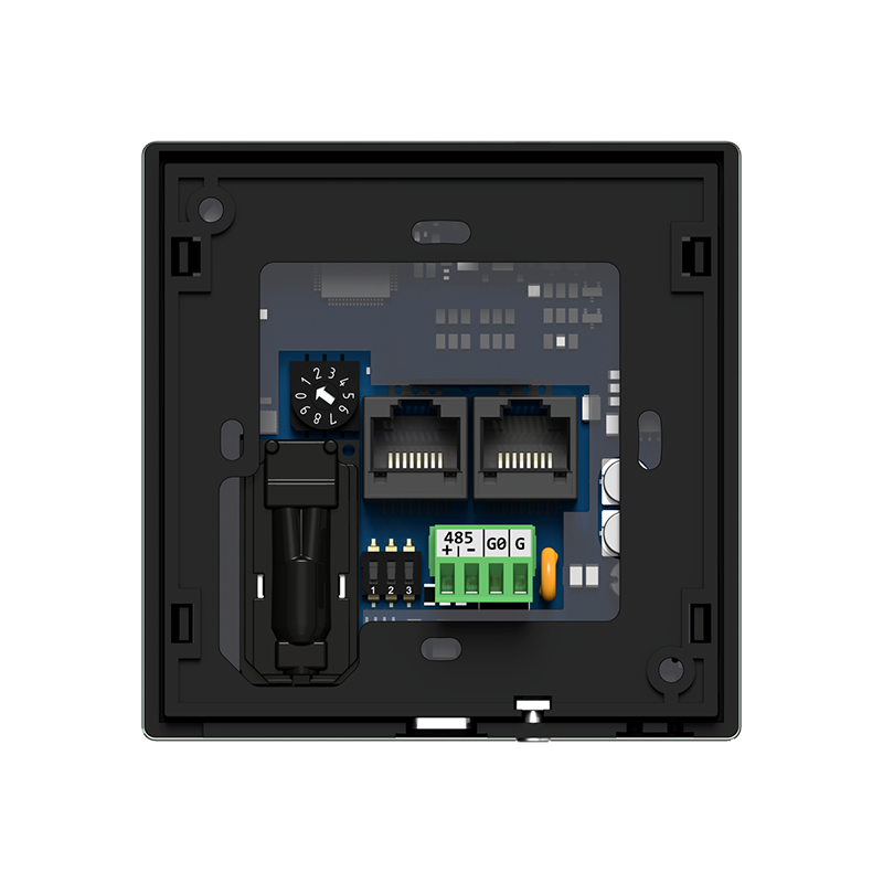 Interface d'ambiance Touch Point Modbus ou BACnet noir | BTIB